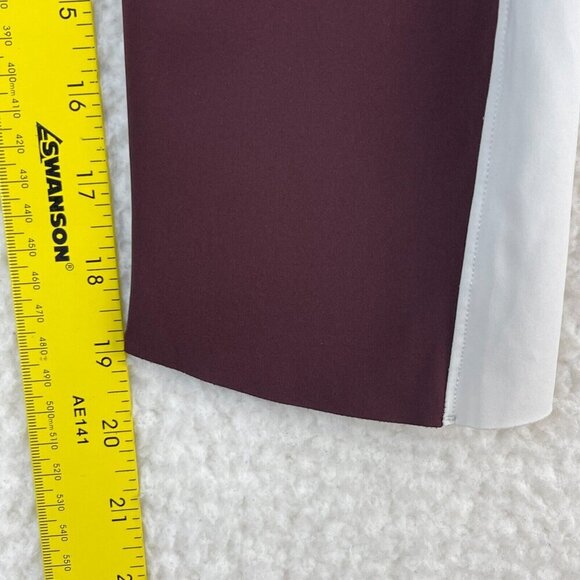 Athleta‎ Velocity Stash Pocket Crop Leggings Womens Colorblock Stretch Size M - Picture 7 of 16